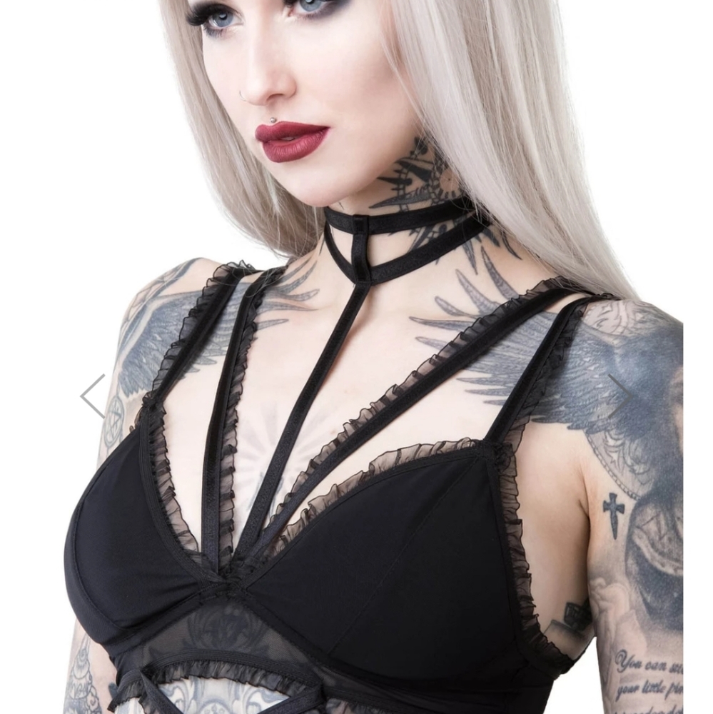 NWT! Killstar Persephone Ruffle Bralette